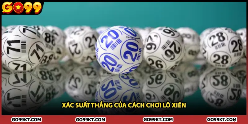 Xác suất thắng của cách chơi lô xiên